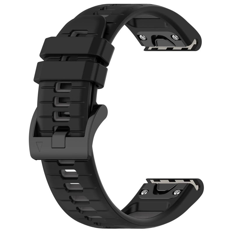 Bluejw RYB Silicone Replacement Watch Band for Garmin Forerunner 965 955 945 935 Approach S70 47mm Sports Straps - Image 1