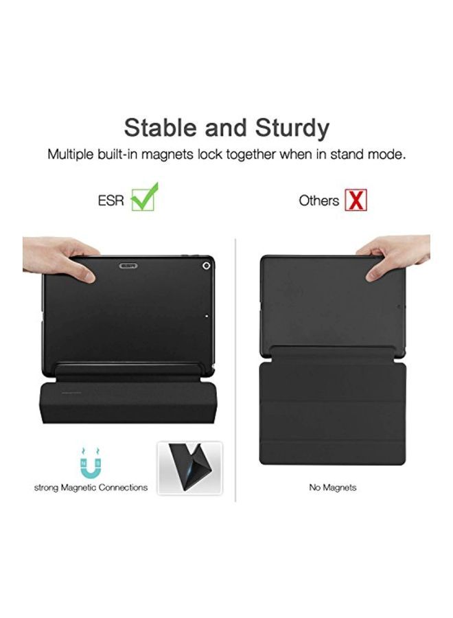 NIBEMINENT Trifold Protective Case Cover For Apple iPad 9.7-Inch (2018/2017) Black - Image 5
