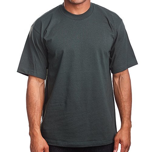 PRO 5 Super Heavy Mens T-Shirt, Large, Dark Green - Image 1