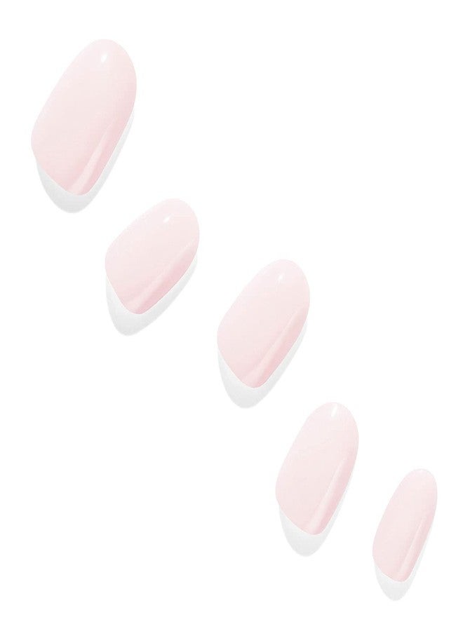 Dashing Diva Glaze | Gel Nail Stickers | Artificial Nails | Lightweight | Easy To Use | 30 Nail Strips (Powder Pink) - Image 1