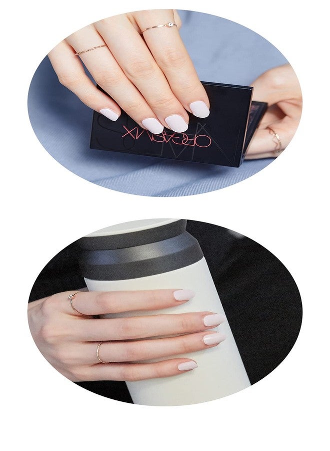 Dashing Diva Glaze | Gel Nail Stickers | Artificial Nails | Lightweight | Easy To Use | 30 Nail Strips (Powder Pink) - Image 5