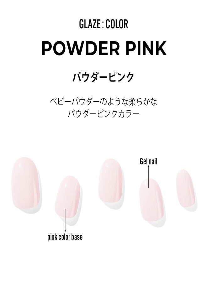 Dashing Diva Glaze | Gel Nail Stickers | Artificial Nails | Lightweight | Easy To Use | 30 Nail Strips (Powder Pink) - Image 2
