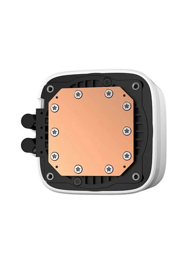 DEEPCOOL LD360 Optimized 360mm Liquid CPU Cooler with Multiline LED Digital Display, Real-Time CPU Status, 3x 120mm FD12 ARGB Fans, 2400 RPM Fan Speed, 72.04 CFM Airflow, White | R-LD360-WHDMMN-G-1 - Image 3