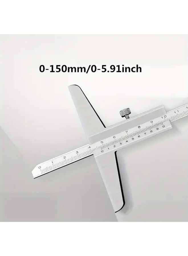 Depth Gauge 0 150mm Industrial Precision Measuring Tool for Mechanics Durable 1pc - Image 1