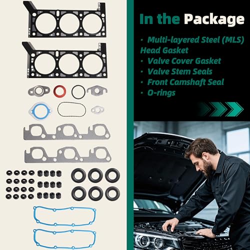 Riyhch Engine Head Gasket Set Fits for Jeep Wrangler 3.8L 2007 2008 2009 2010 2011,HGB1168 HS26326PT HS54740 MA-9761234927 - Image 5
