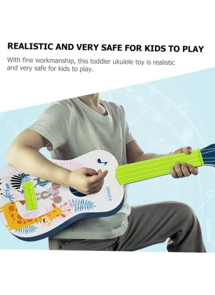 UKR UKR Kids Guitar – Wooden Musical Instrument for Toddlers – Music Learning Toy for Children Ages 3+ (Green)  - Image 2