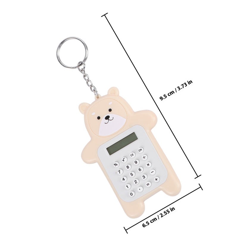 Cartoon Calculator Keychain Calculator Decorative Calculator Pendant Calculator - Image 2