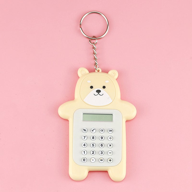 Cartoon Calculator Keychain Calculator Decorative Calculator Pendant Calculator - Image 1