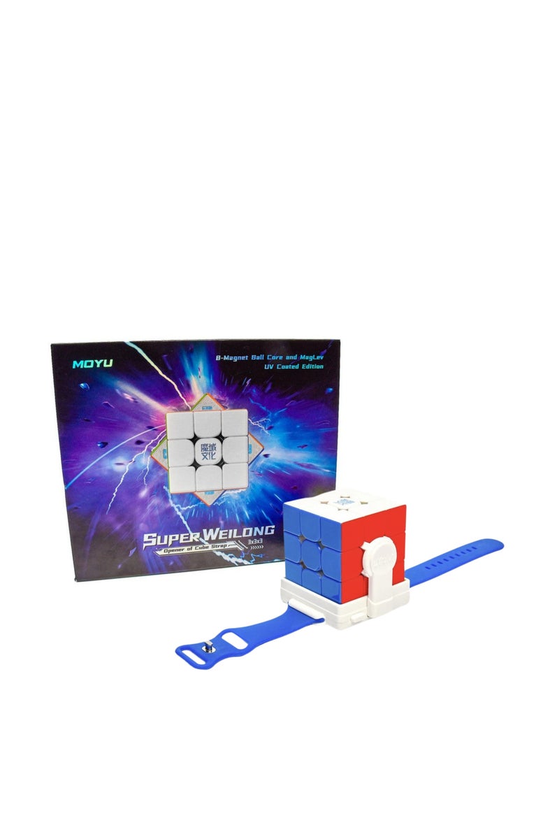 MoYu MoYu Super Weilong 8 Magnets Ball-Core UV Coated Lite Version 3x3 Speed cube  - Image 1