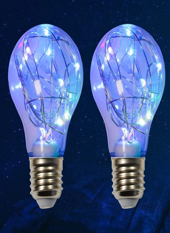 HOWORR 2W RGB Color Changing LED Fairy Light Bulbs, 15W Equivalent Cute Light Bulbs for Pendant Light Fixtures, Bedroom, Living Room, Christmas, Wedding, E26 Base - Image 1