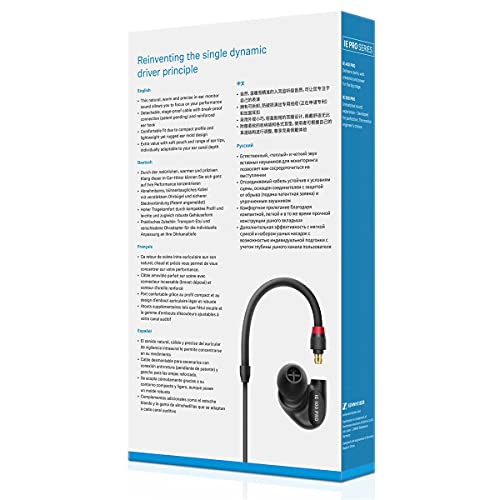 SENNHEISER In- Ear Audio Monitor, Black, Wired (508940) - Image 4