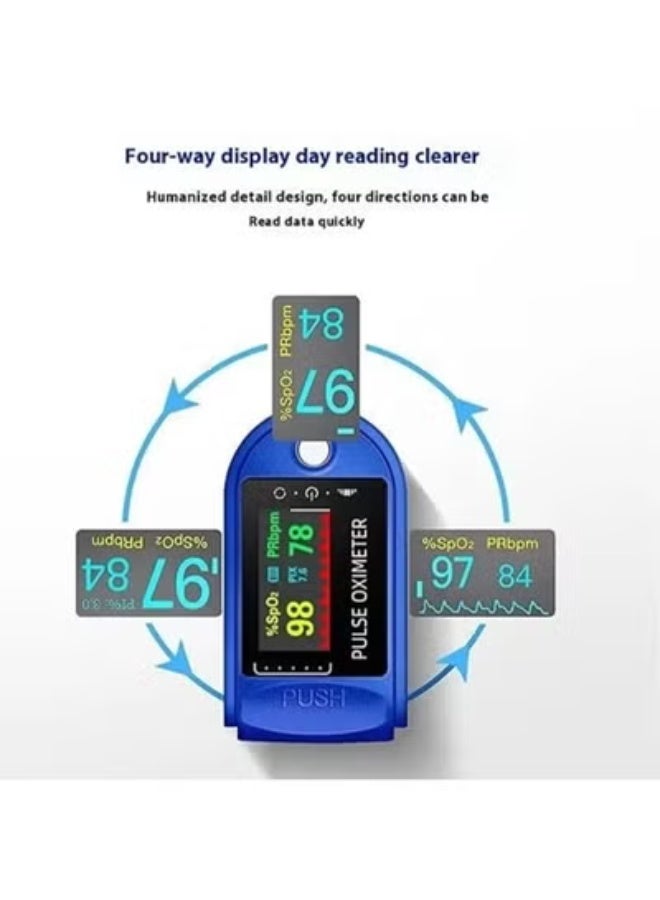 Original Digital Pulse Oximeter – Oxygen Saturation, Heart Rate & SpO2 Monitor with LED Display, Fingertip Oxygen Meter, 12-Month Warranty - Image 4