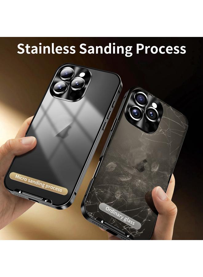 S-TOP Case For iPhone 16 Pro Frosted Metal Phone Case - Image 4