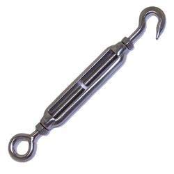 SB CHAVAN Stainless Steel 304 Turnbuckle Hook Thread Eye Wire Rope Tension M5 Pack of 25pcs - Image 1