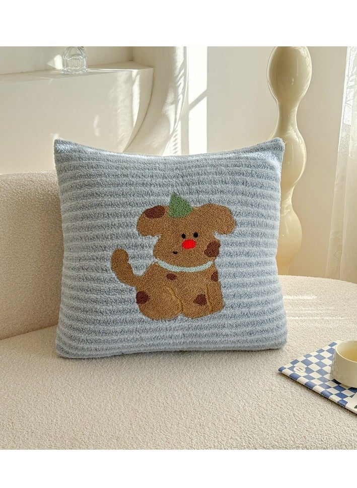 Towel Embroidery Pillow And Blanket Can Be Used For Both Car And Sofa Cushions, Suitable For Travel, Airplanes, Trains, Beds, Offices, And Rest  - Image 2