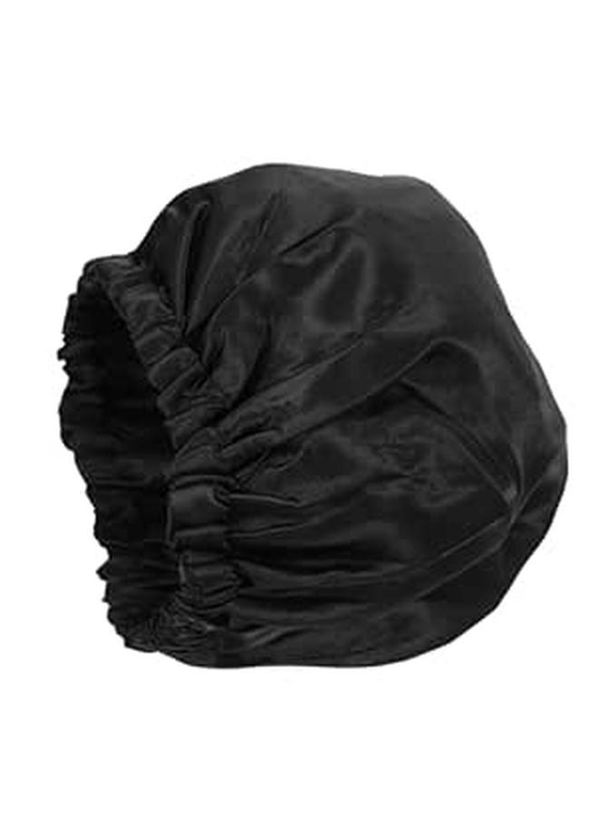 Large Adjustable Elastic Shower Cap For Women Waterproof Reusable Bath And Sleep Hair Bonnet - Image 1