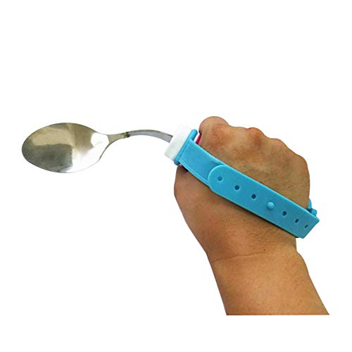 DOPHO Flexible Stainless Steel Spoon with Adjustable Strap 360 Degree Rotatable Eating AIDS Utensils for Disabled Patient Elder Arthritis People Handicapped (spoon) - Image 5