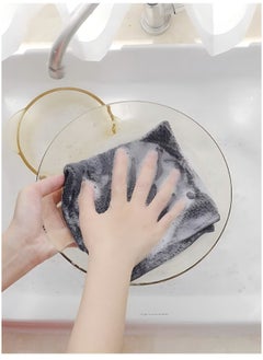 Hanayo 6 Pack Cotton Waffle Weave Kitchen Dish Cloths, Ultra Soft Absorbent Quick Drying Dish Towels, 13, 13 Inch  - Image 3