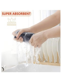 Hanayo 6 Pack Cotton Waffle Weave Kitchen Dish Cloths, Ultra Soft Absorbent Quick Drying Dish Towels, 13, 13 Inch  - Image 4
