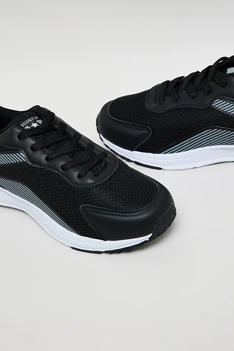 R&B Color Block Velcro Running Shoes