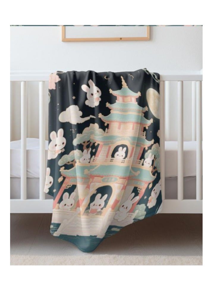 general Children's or student cartoon flannel thin blanket (warm and comfortable, suitable for sleep, games) 100cm*150cm - 235 - Image 1