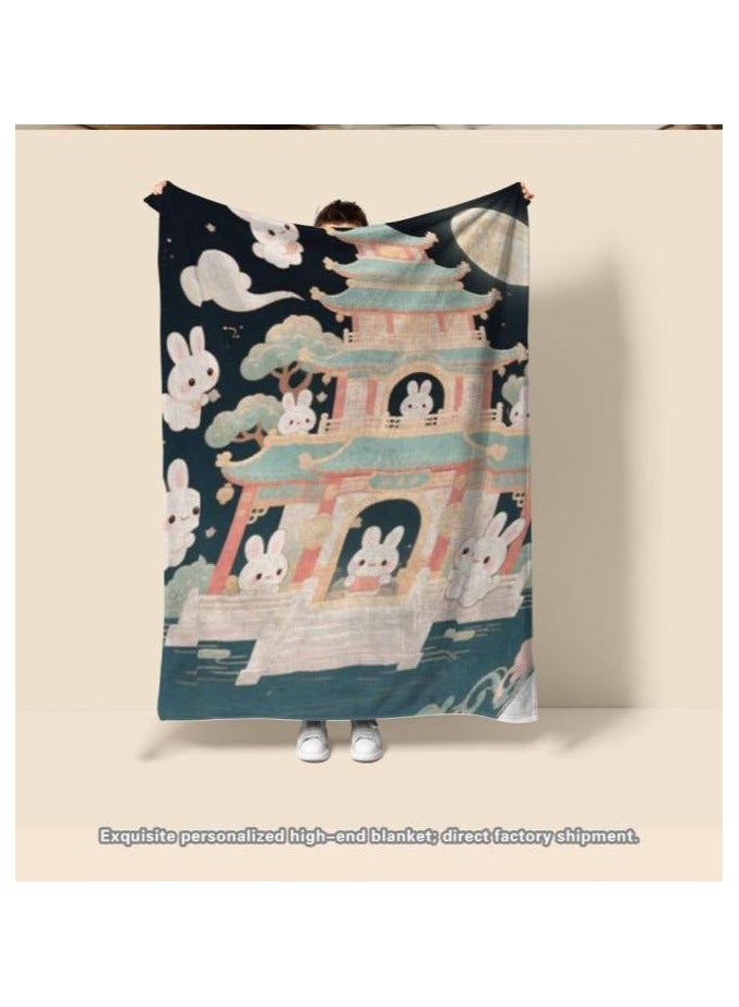 general Children's or student cartoon flannel thin blanket (warm and comfortable, suitable for sleep, games) 100cm*150cm - 235 - Image 3