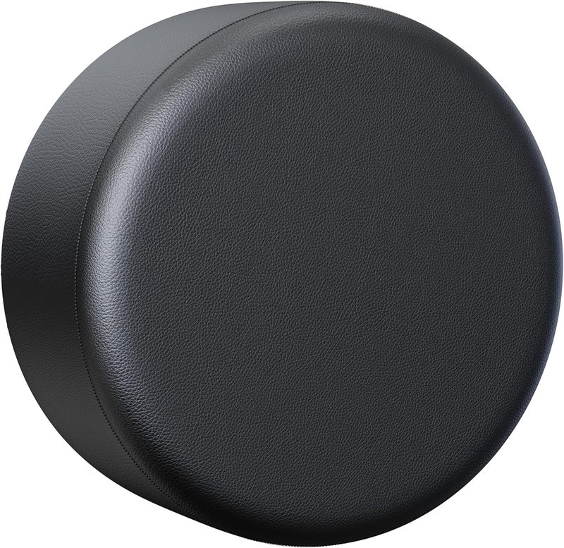 MOONET PVC Thickening Leather Spare Tire Wheel Cover for Car Truck SUV Camper Trailer Universal Fit RV JP FJ,R16 L Black (for Overall Wheel Diameter 30-32 inch) - Image 1