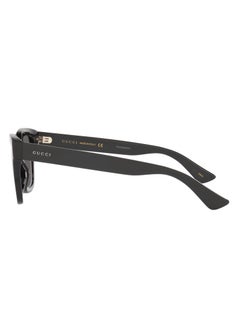 GUCCI Gucci Men Black Square Sunglasses with Dark Grey lenses GG0001SN-001  - Image 2