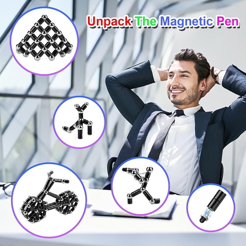 YYMHMF - Magnetic Pen for Adults and Kids, Deformation Toy, Gift for Teens and Kids Age 10-13 - Image 4