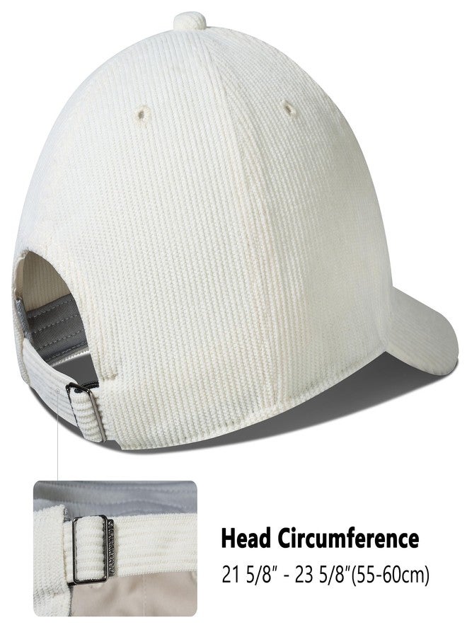 جادمكيندز قبعة GADIEMKENSD الكلاسيكية من المخمل المضلع للرجال والنساء، قبعة بيسبول بأحزمة قابلة للتعديل، قبعة سائق شاحنة عتيقة، قبعة بيسبول ناعمة غير مهيكلة للجولف والرياضة والسفر، لون بيج. - Image 5
