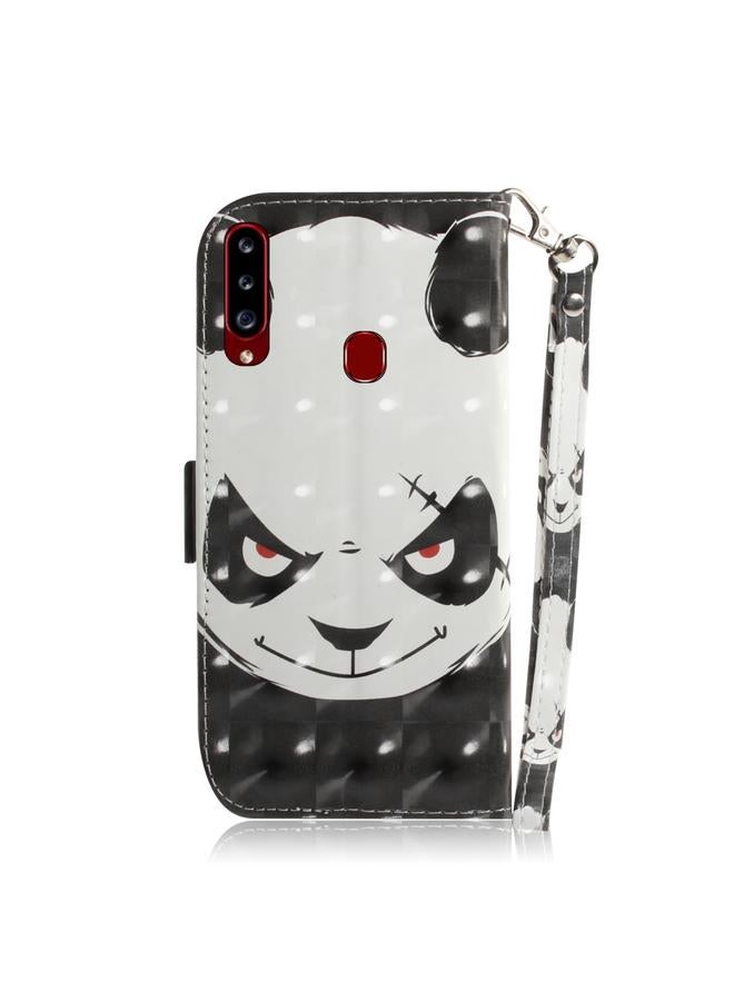 The Bros Case For Galaxy A20S 3D Colored Drawing Horizontal Flip PU Leather Case with Holder & Card Slots & Wallet - Image 3