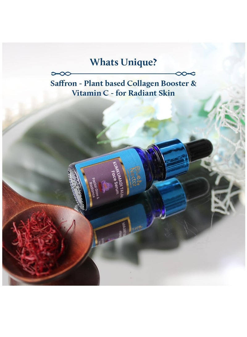 Blue Nectar Kumkumadi Tailam Face Serum 10ml - Image 2