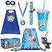 Golray Super Big Brother Gifts Set with Superhero Cape Eyemask Dinosaur Slap Bracelets Necklace Drawstring Backpack Plush Keychain Insulated Plastic Tumbler Cup Big Brother Gift Little Toddler Boy - Image 3