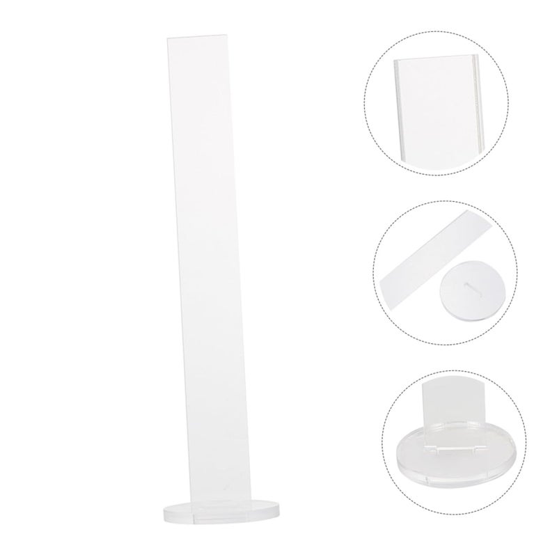 3Pcs Acrylic Washi Tape Storage Rack Detachable Vertical Display Shelves Organizer - Image 5