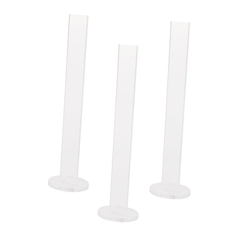 3Pcs Acrylic Washi Tape Storage Rack Detachable Vertical Display Shelves Organizer - Image 2