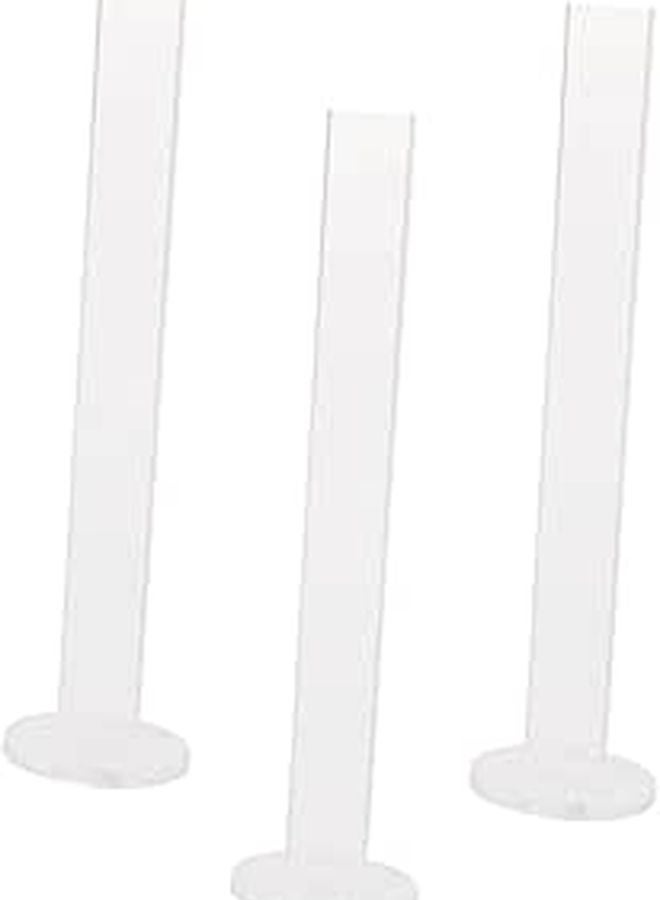3Pcs Acrylic Washi Tape Storage Rack Detachable Vertical Display Shelves Organizer - Image 1