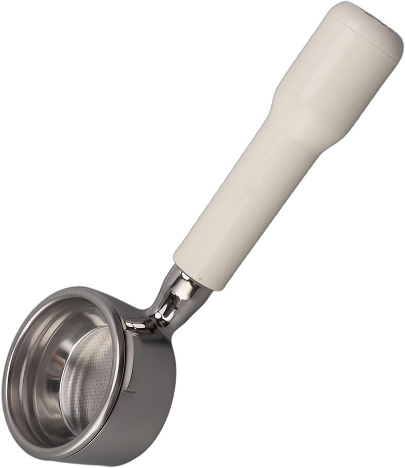 Keenso 58mm Bottomless Coffee Portafilter for - Stainless Steel Accessory for Enthusiasts (White) - Image 2