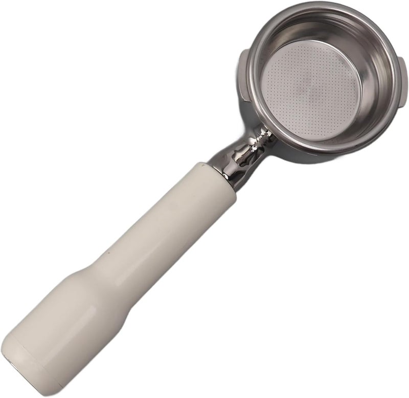 Keenso 58mm Bottomless Coffee Portafilter for - Stainless Steel Accessory for Enthusiasts (White) - Image 3