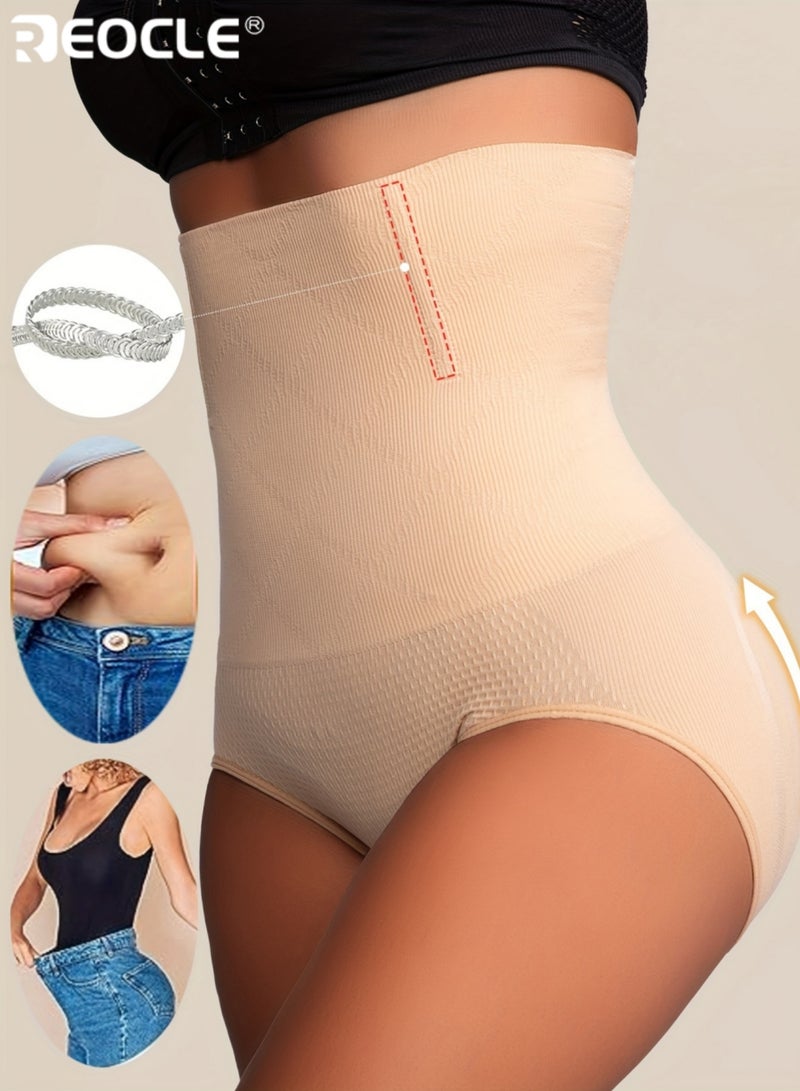 ريوكل نسائي الخصر العالي تشكيل سراويل التحكم في البطن مشكل الجسم تصميم بطن مسطح الورك والمؤخرة رفع سراويل داخلية ملابس داخلية للارتداء اليومي - Image 4