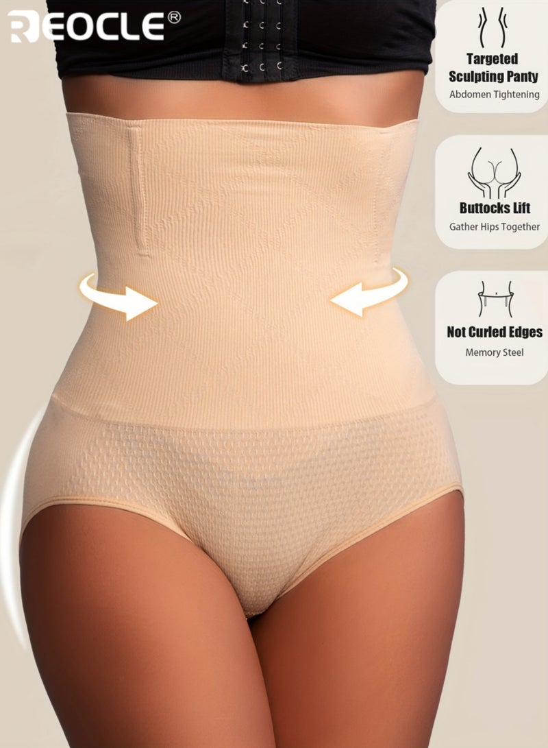 ريوكل نسائي الخصر العالي تشكيل سراويل التحكم في البطن مشكل الجسم تصميم بطن مسطح الورك والمؤخرة رفع سراويل داخلية ملابس داخلية للارتداء اليومي - Image 3