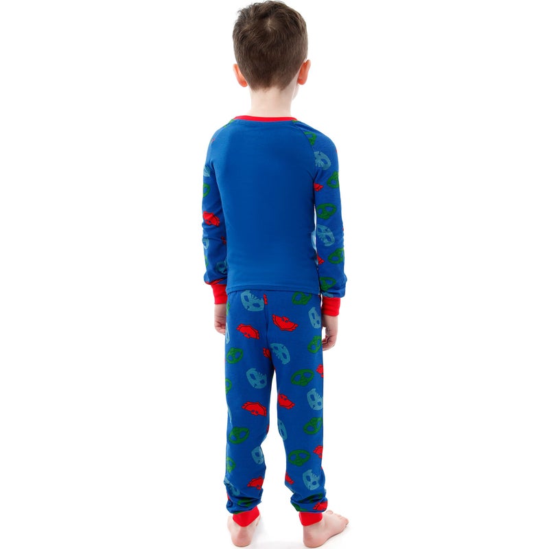 PJMASKS PJ Masks Pajamas | Cozy Kids Pajamas | Catboy Owlette Gekko | Boys Cotton Pajama Set Size 6 Multicoloured - Image 4