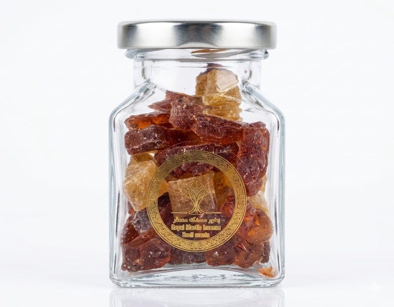 Mustaka Bakhoor Incense – Handmade, Long-Lasting Fragrance of Sandlawood Silk and musk of pomegranateبخور مستكة عربي فاخر مصنوع يدويًا برائحة مسك الرمان وحرير خشب الصندل ا - Image 1