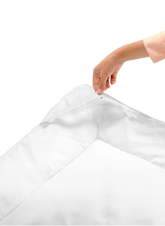 House One Microfiber Mattress Topper 14 cm With Microfiber Filling and Rubber Corners Edges  - Image 4