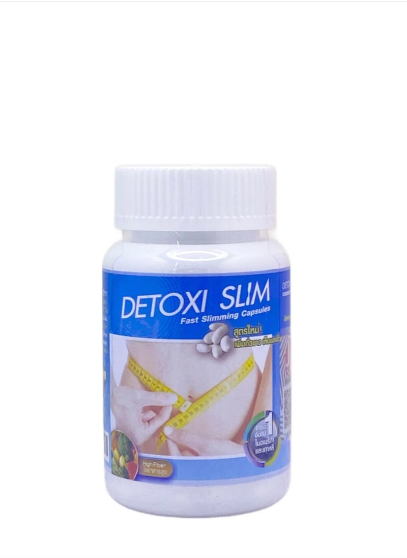 Detox Herbs Detoxi Slim Fast Slimming Capsules – 30 Capsules for a Slimmer Waistline  - Image 1