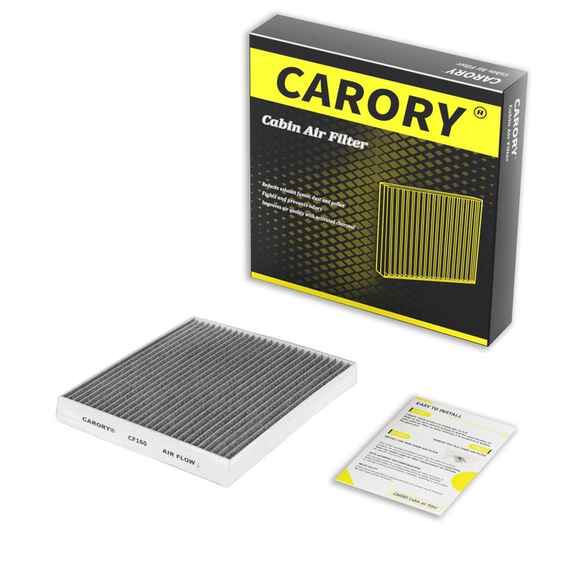 CARORY Cabin Air Filter wActivated Carbon for Hyundai Kona 1823 Tucson 1621 Veloster 1921 Veloster N 1921 Venue 2023 Kia Seltos 2123 Soul 2023 Soul EV 2123 Sportage 1722 and More