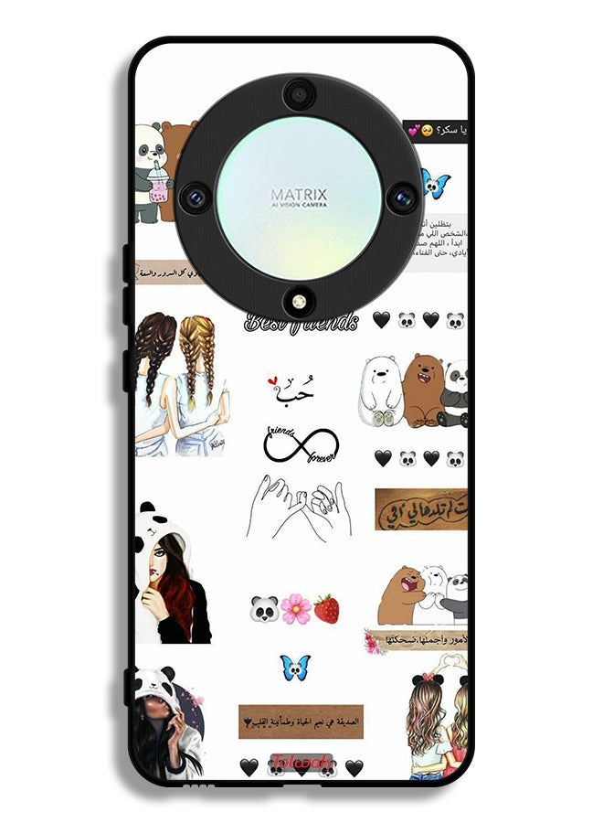 Tolwak Honor X9a Protective Case Cover Arabic Quotes And Stickers - Image 1