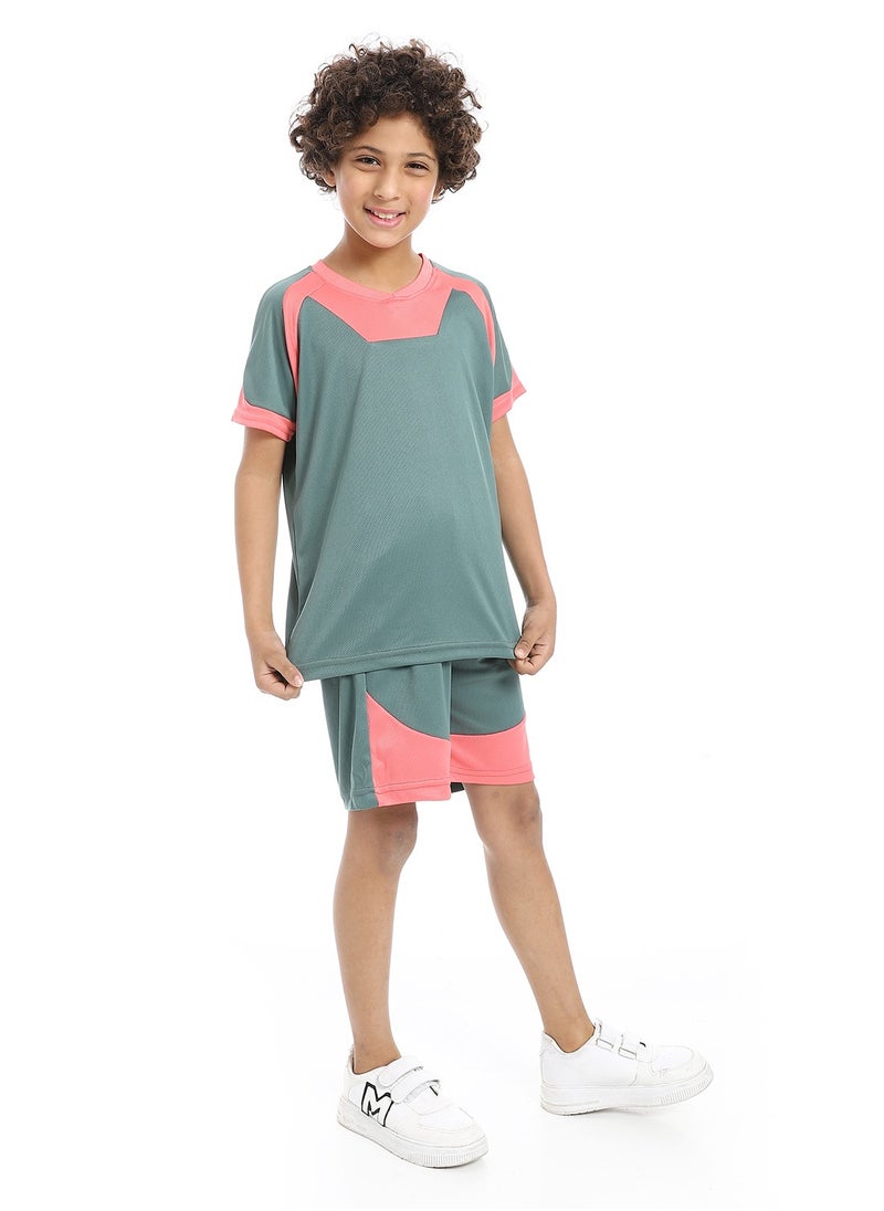 Caesar BoysSport T-Shirt With Short Set  - Image 3