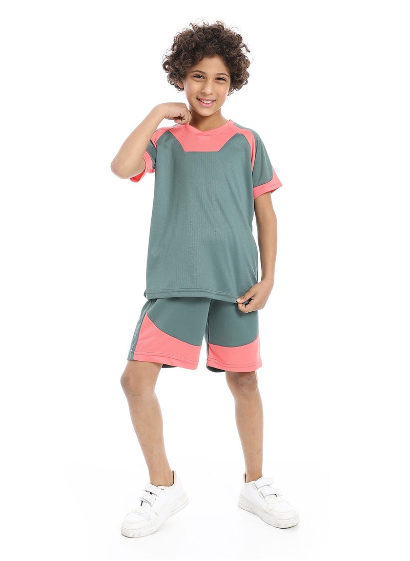 Caesar BoysSport T-Shirt With Short Set  - Image 1