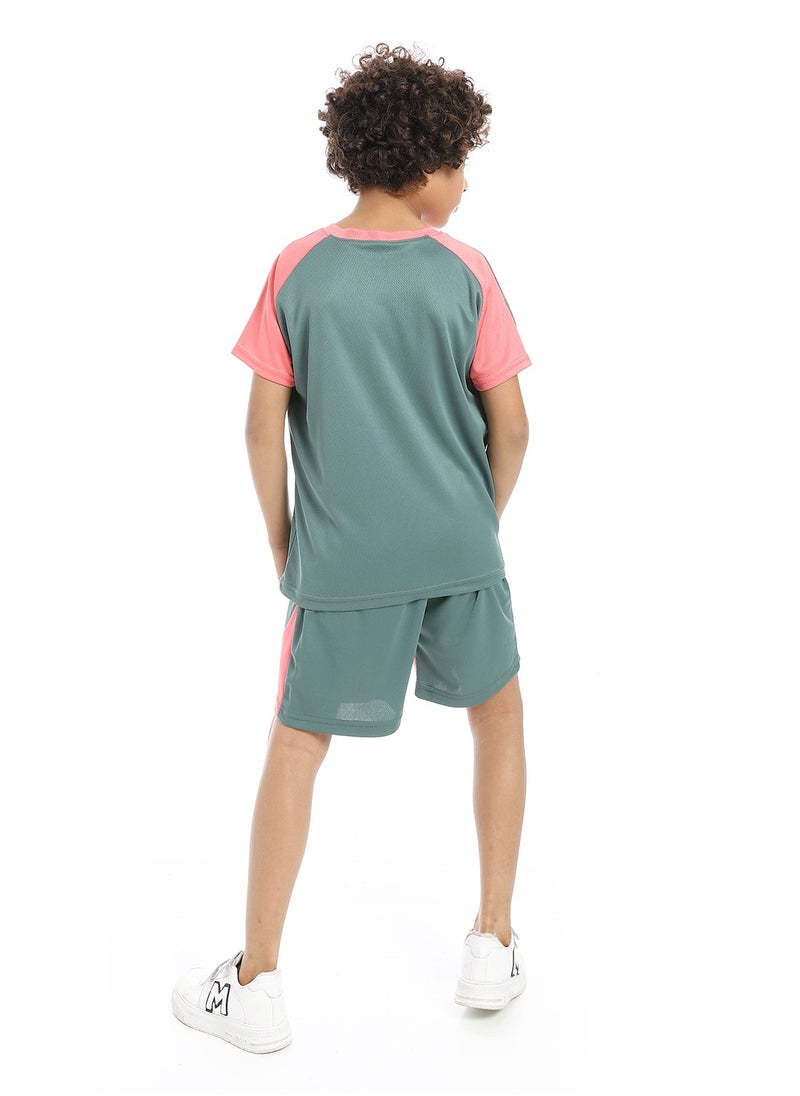 Caesar BoysSport T-Shirt With Short Set  - Image 4