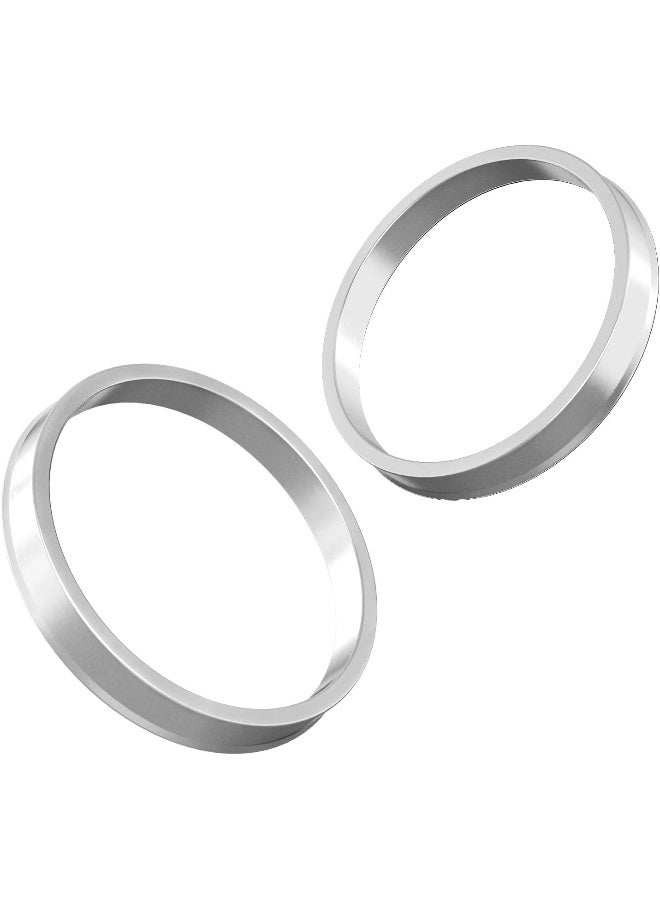 StanceMagic STANCEMAGIC Hubcentric Rings (Pack of 4) - 66.1mm ID to 73.1mm OD - Silver Aluminum Hubrings Hub - for 66.1mm Vehicle Hub and 73.1mm Wheel Centerbore - Compatible with Nissan and Infiniti  - Image 5
